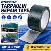 Ruban de réparation en bâche acrylique, imperméable, résistant aux UV, robuste, simple face, pour bâches de camions, tricycles, épaisseur personnalisée OEM