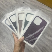 Coque de téléphone magnétique tissée fine de qualité d'origine pour iPhone 15 Pro Max Plus coque de téléphone avec emballage
