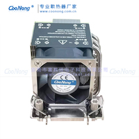 Coonong LGA 4189 radiateur de serveur CPU à cinq tuyaux de chaleur 2U refroidissement actif par Air à eau LED Interface d'alimentation USB ventilateur PC dissipateur thermique ordinateur