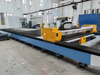 Machine de découpe laser à fibre grand format pour la découpe de tôles métalliques, découpe de grandes plaques, découpe au laser de l'acier au carbone