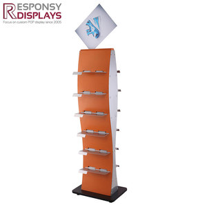 Tùy chỉnh sàn kim loại nổi Giày hiển thị trường hợp - Product Image 2