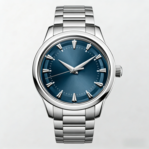 Montre de ville en acier inoxydable avec cadran vert et index en or rose Longinesing - Product Image 2