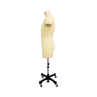 Offre Spéciale taille européenne 42 robe en fibre de verre forme Mannequin homme demi-corps support Base pour costumes pour hommes fabrication de motifs