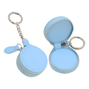 صندوق مجوهرات من الجلد الصناعي والمخمل مع سلسلة معدنية وحلية مفاتيح من سبائك الزنك، متوفر بالجملة من مخزون المصنع - Product Image 4