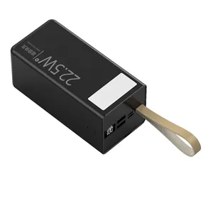 OEM LOGO Personalizzato Quattro Uscita USB Grande Capacità Banca Portatile di Potere 40000 mAh Powerbank 50000mAh Batteria Esterna