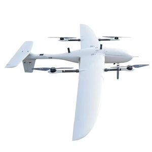 Grand drone électrique à voilure fixe VTOL, autonomie de 4 heures, pour inspection industrielle et cartographie aérienne - Product Image 3