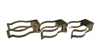 Clip en acier inoxydable pour tube fluorescent LED en forme de U, clip de maintien à double ressort