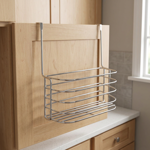 Étagère murale double niveau en fil métallique KS International pour porte-savon, jardinière et rangement d'épices - Product Image 3