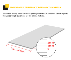 Potable Thermal <strong>Ribbon</strong> Foil <strong>Printers</strong> Webbing Anoon Flexco Roll Craft Taffeta Satin <strong>Ribbon</strong> Printing Machine Automatic 300dpi - Product Image 2