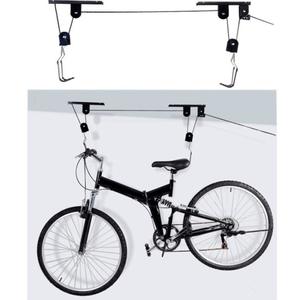 Soporte de metal para colgar bicicletas en el techo, estante de pared para almacenamiento de bicicletas de montaña, fácil instalación, Qt855644 - Product Image 4