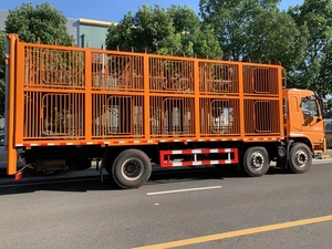 Overzee Op Maat Gemaakte Export 3-As 25 Ton Veetransportvoertuigen Voor Het Vervoer Van Varkens, Runderen, Schapen - Product Image 4