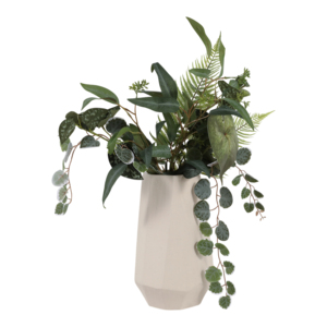 Vaso Angolare Contemporaneo Minimalista per Fiori, Decorazione per Soggiorno, Camera da Letto, Ufficio - Product Image 2
