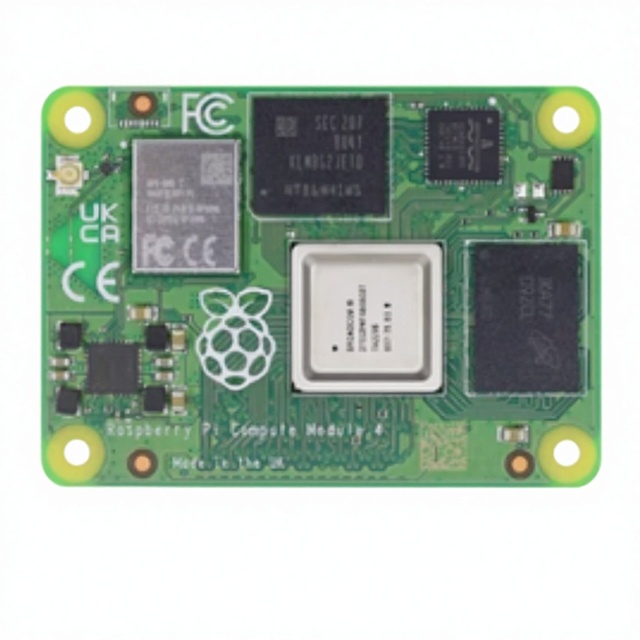 Original Raspberry Pi Compute Module 4 Quad-Core Cortex-A76 64-bit SoC Options for RAM/ EMMC/ Wireless Raspberry Pi CM4