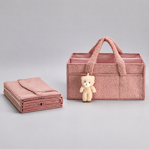 <span class=keywords><strong>Bolsa</strong></span> de Almacenamiento de Pañales Tipo Clutch de Felpa, <span class=keywords><strong>Bolsa</strong></span> de Viaje para Mamá de Gran Capacidad, para Uso Hospitalario del Bebé - Product Image 5