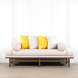 Sofá Ardena que Combina Diseño Moderno y Artesanía en Madera Sólida, Ofrece Colores y Tamaños Personalizables, Ideal para Dos Personas en la Sala de Estar - Product Image 2