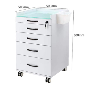 HOCHEY fabbrica Mobile 5 cassetti <span class=keywords><strong>mobili</strong></span> ospedalieri con ruote per il deposito Mobile armadietto dentale <span class=keywords><strong>dentista</strong></span> carrello carrello - Product Image 2