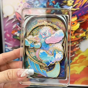 Cartes en papier 3D de qualité supérieure en gros, modèle de sculpture de papier Pokemoned, Pikachu, art de bande <span class=keywords><strong>dessin</strong></span>ée, décoration d'Halloween, collection, boîte de booster, boîte cadeau - Product Image 1