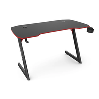 Escritorio para Juegos de Computadora BEISIJIE de Metal de Alta Calidad, con Luces LED RGB para Deportes Electrónicos, Diseño Ergonómico, Portavasos y Gancho para Auriculares