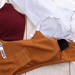 Sexy Seamless Removable <strong>Padded</strong> Bra Casual Letter Print Bra Fitness Breathable Women Bra - Product Image 6