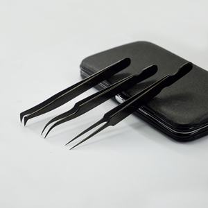 Étui de rangement personnalisé 3 pièces pour Extensions de cils pointus pince à épiler en acier inoxydable pour Extensions de cils - Product Image 5
