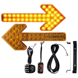<span class=keywords><strong>LED</strong></span>信号灯,ストリートポータブルプラスチックソーラーパワー可視性2000m 3kgアンバー車の方向矢印 - Product Image 3