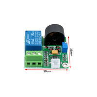 Taidacent 5V 12V 24V DC Protection contre les surintensités 5A transducteur de courant capteur de courant interrupteur Module de relais de détection de courant