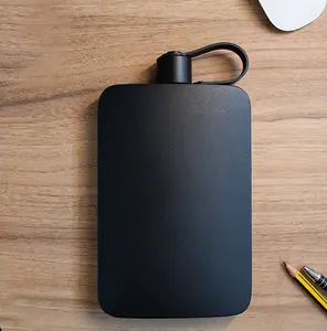 A5 17Oz Thép Không Gỉ Máy Tính Xách Tay Hip Flask Cổ Màu Sắc Vuông Uống Kim Loại Món Quà Giáng Sinh Biểu Tượng Tùy Chỉnh 500Ml Phẳng Chai Nước