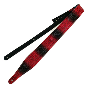 Jingying 2025 Custom Custom cinghie per <span class=keywords><strong>chitarra</strong></span> Rock all'ingrosso rosso nero colorato Spider lucenti spallacci per <span class=keywords><strong>chitarra</strong></span> - Product Image 1