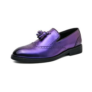 Mocassins en cuir PU pour hommes, Chaussures De conduite souples, Chaussures De soirée décontractées pour hommes - Product Image 2