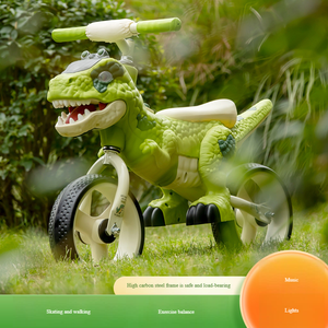 Vélo d'équilibre pour enfants, nouveau modèle <span class=keywords><strong>dinosaure</strong></span>, le préféré de bébé - Product Image 3