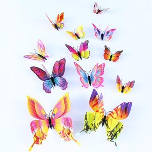 Hot Selling 3D Butterfly LED <b>Wall</b> <b>Stickers</b> Glowing Bedroom DIY Home <b>Decor</b> Night Light - Product Image 4