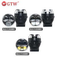 5 lentilles de projecteur individuelles de 3 pouces, phare antibrouillard cinq points Dragon Ball, faisceau Hi/Lo, LED laser bifocal blanc pour voiture universelle