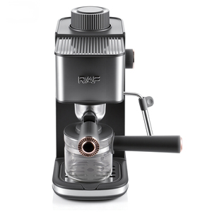 Cafetera de Goteo RAF de 800W con 5 Bares y Capacidad de 240ml, Cuerpo de Acero Inoxidable, Interruptor Giratorio para Preparar Café en Casa - Product Image 3