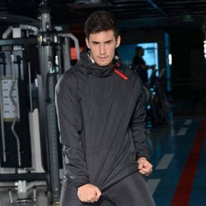 Ensemble de vêtements de sport pour hommes et femmes en deux pièces, respirant, en spandex/nylon, personnalisé, de haute qualité, pour une combustion rapide des graisses et une transpiration optimale - Product Image 6