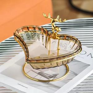 <span class=keywords><strong>2023</strong></span> nouvelle assiette de fruits en plastique en forme de coeur à la mode maison Table basse fruits secs Snack boîte de rangement <span class=keywords><strong>vaisselle</strong></span> promotionnelle - Product Image 6