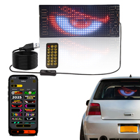 Oeil de démon contrôle par application dynamique programmable personnalisé panneau d'écran d'affichage LED camion yeux de diable lumière yeux de diable pour voitures