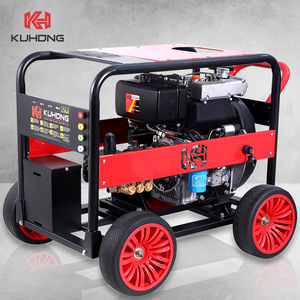 Kuhong - Nueva Hidrolavadora de Alta Presión de Acero Inoxidable, Motor Diésel de <span class=keywords><strong>20</strong></span> HP, 2900 psi, 10.6 GPM, 40 LPM, para Limpieza de Alcantarillado - Product Image 1