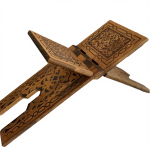 Excelente Soporte Rectangular de Madera para el Corán, Estilo Moderno y Tradicional, con Tema de Cumpleaños, Artesanía de Madera de Alta Calidad de MN EXPORTS - Product Image 4