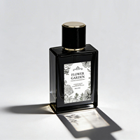 Flacons de parfum carrés de luxe sur mesure 30ml 50ml 100ml en verre cristal vides en gros avec pompe pulvérisatrice diffuseur et boîte Fea15