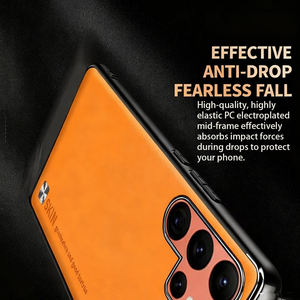 <span class=keywords><strong>Coque</strong></span> de téléphone <span class=keywords><strong>personnalisable</strong></span> antichoc en cuir PU et TPU+acrylique, style tendance, pour A57A37 - Product Image 5