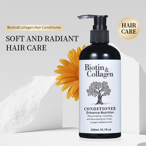 修复生物素和胶原蛋白护发素水解中国工厂300毫升无卷曲最佳中国制造洗发水 - Product Image 4