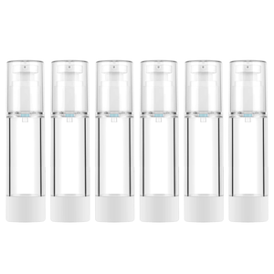Portable PET Cosmetic Dispensing Bottle Square Press-Type PP <b>Pump</b> <b>Vacuum</b> Travel Spray for Face Cream Cleansing Oil Lotion - Product Image 1