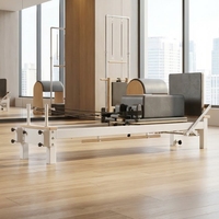 Reformer de Pilates de Aluminio Directo de Fábrica con Estructura Resistente y Sistema de Carruaje Silencioso para Uso Comercial en Estudios de Pilates
