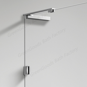 Eago-<span class=keywords><strong>mampara</strong></span> de ducha corredera, 80x80, de plástico, con certificado CE - Product Image 4