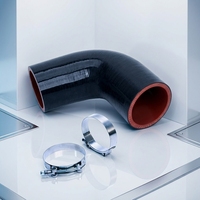 Manguera Conectora Divisora de Silicona T Reforzada y Resistente al Desgaste para Intercooler