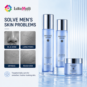 Private Label Men Skin Care Set Oil Control Men'S Face Wash Anti Aging Acne <span class=keywords><strong>crema</strong></span> <span class=keywords><strong>viso</strong></span> nutriente prodotti per la cura della pelle da <span class=keywords><strong>uomo</strong></span> - Product Image 2