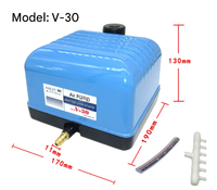 Pompe à air Haili pour aquariums et bassins à poissons, ultra-silencieuse et puissante Haili V10 V20 V30 V60