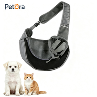 Porte-animaux de qualité supérieure Petora avec boucle de sécurité, sac de transport souple pour animaux de compagnie de petite taille, promenade au parc, sorties sur de courtes distances