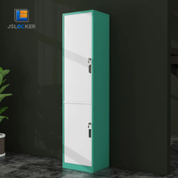 Armoire en acier casier à 2 portes métal fer simple deux casier casier personnel étudiant casier