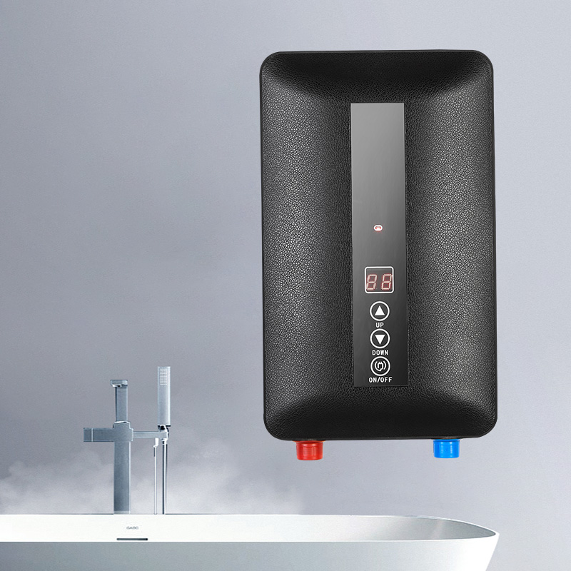 5KW Smart Instant Electric Water Heaters for Household Tankless LED Temperature Display Touch Screen Design for Bathroom Kitchen
